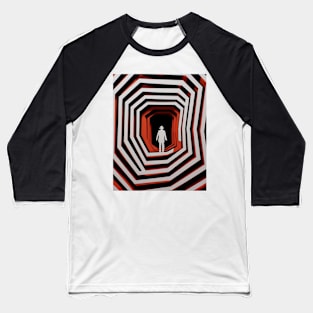 Paper cut Vertigo Baseball T-Shirt